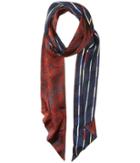 Bcbgmaxazria - Reversible Quilted Floral Stripe Scarf