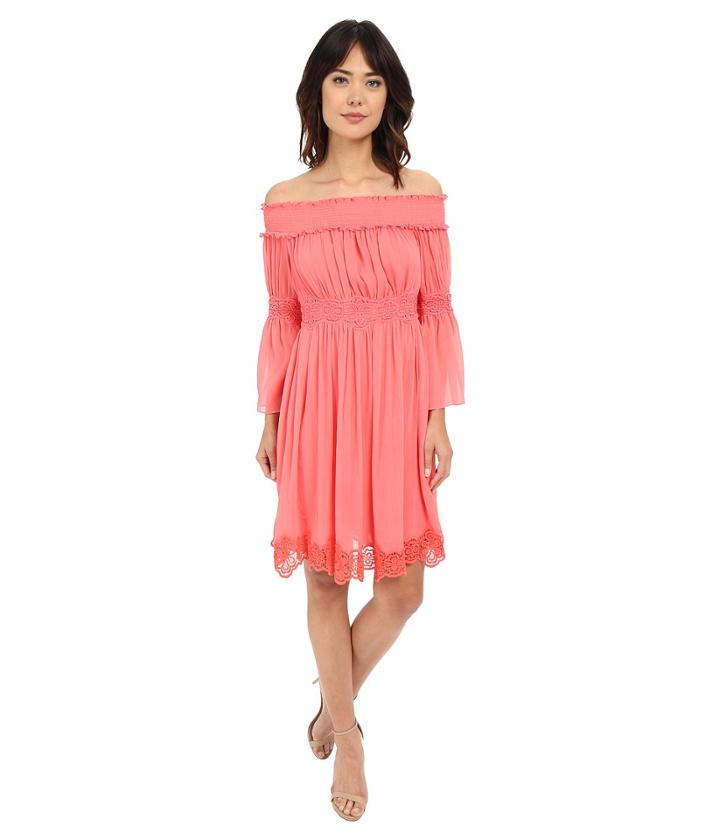 Adrianna Papell - Crinkle Chiffon Dress