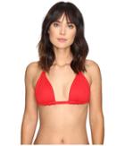 Lauren Ralph Lauren - Beach Club Solids Molded Cup Slider Top W/ Small Hammered Barette Slider