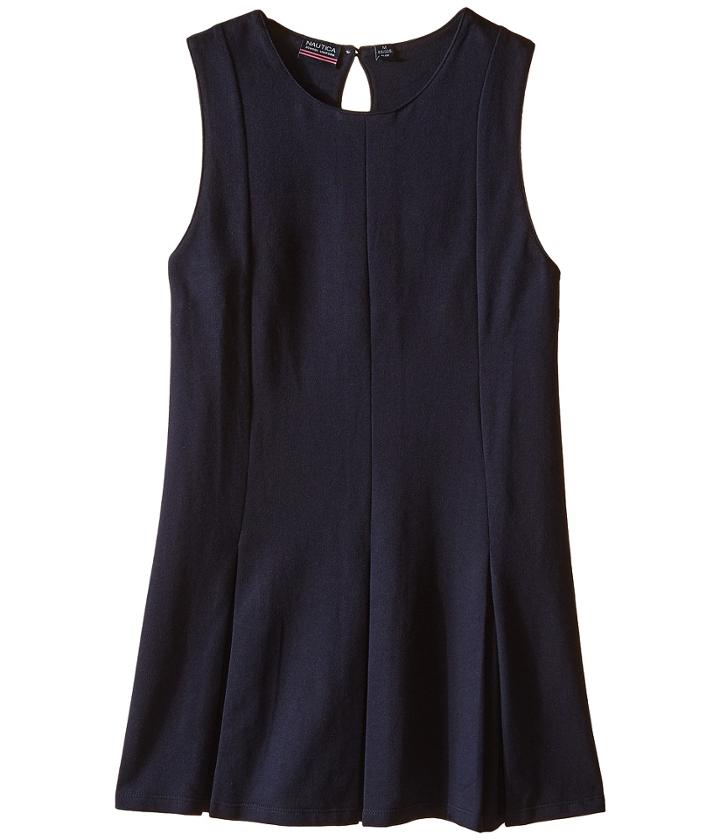 Nautica Kids - Girls Plus Sleeveless Pleat Dress
