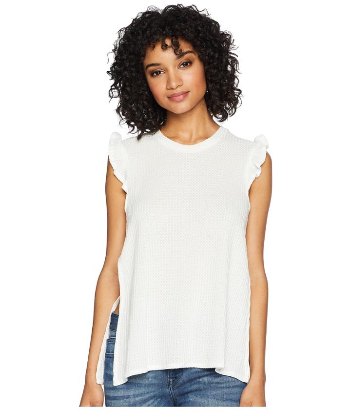 Jack By Bb Dakota - Addilyn Waffle Knit Side Slit Top