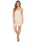 Stetson - Floral Batik Spaghetti Stripe Dress