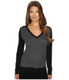 Cashmere In Love - Talula V-neck Pattern Pullover