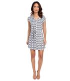 Jack By Bb Dakota - Lottie Inkblot Stripe Printed Rayon Crepe Shirtdress