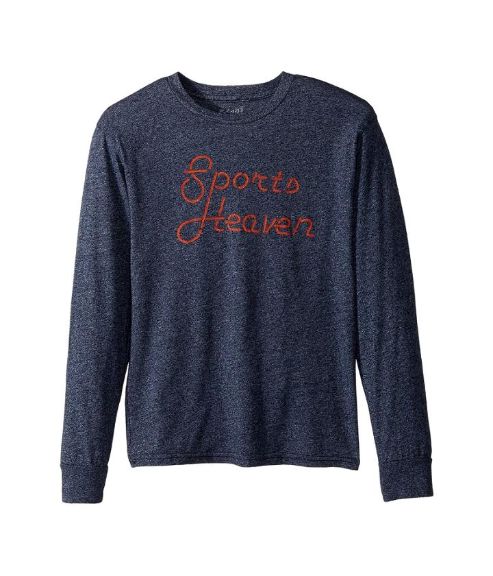 The Original Retro Brand Kids - Espn Sports Heaven Long Sleeve Mocktwist Tee