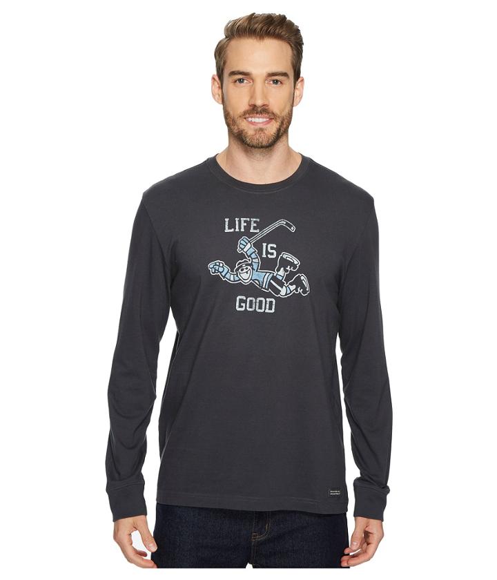 Life Is Good - Hockey Score Life Is Good(r) Long Sleeve Crusher Tee