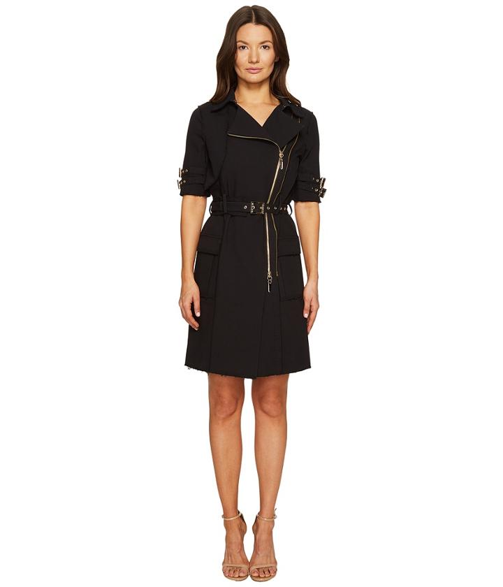 Thomas Wylde - Dahlia Cotton Short Sleeve Coat Dress