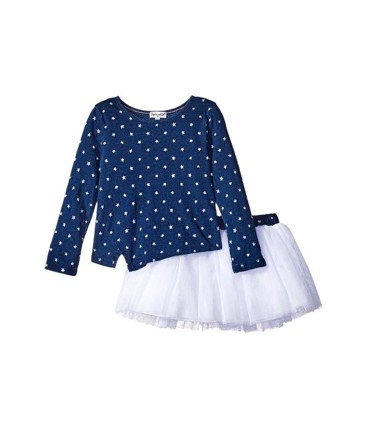 Splendid Littles - Indigo Tutu Dress Star Print