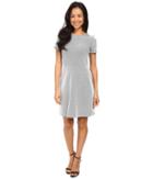 Michael Michael Kors - Digital Texture Fit And Flare Dress