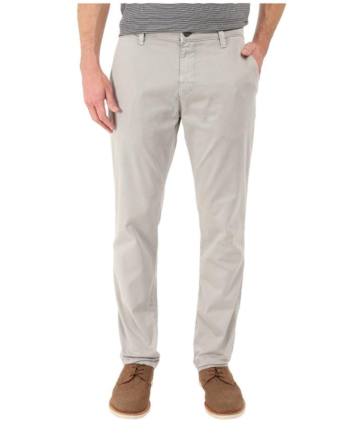 Mavi Jeans - Edward Straight Fit Trousers In Grey Twill