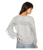J.o.a. - Fringe Back Sweatshirt