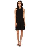 Karen Kane - Hi Neck A-line Dress