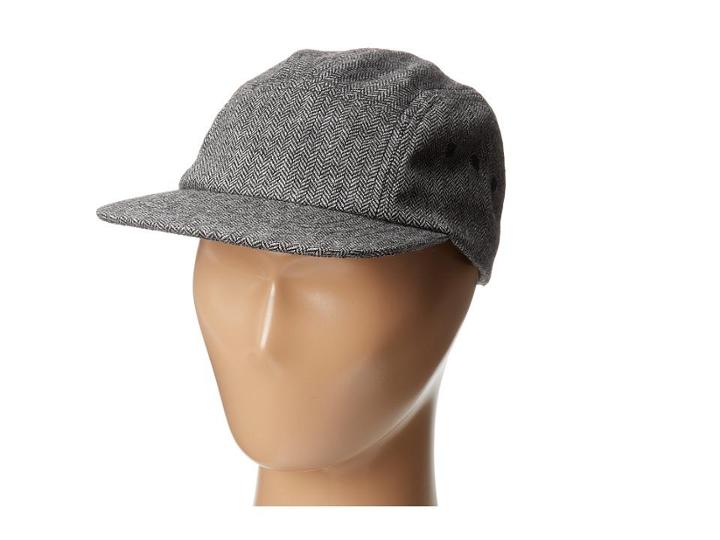 San Diego Hat Company Kids Ctk3420 Herringbone Wool Blend Cap W/ Grommets