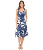 Donna Morgan - Pique Knit Sleeveless Scoop Midi Dress