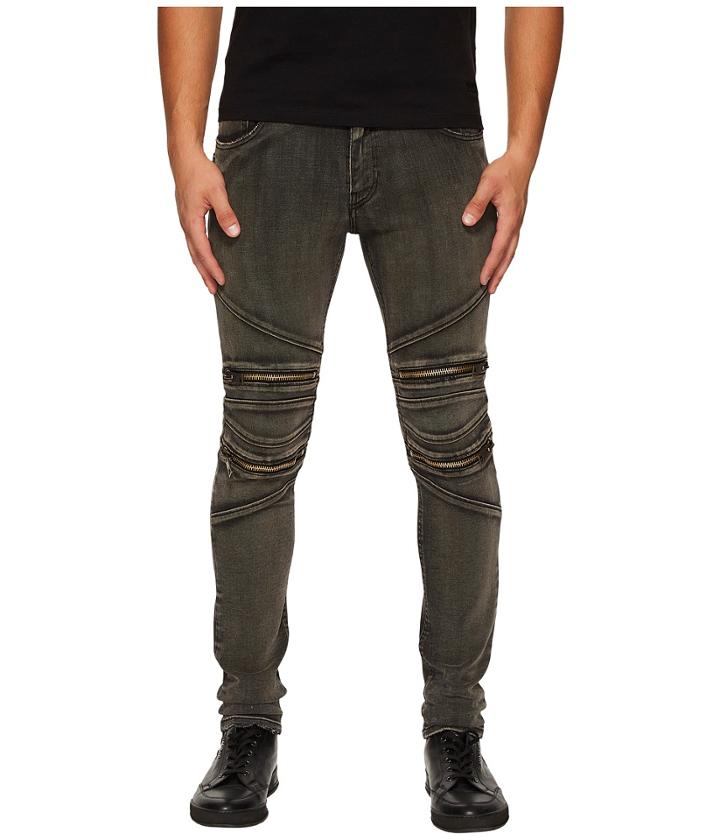 Just Cavalli - Zippered Moto Jeans