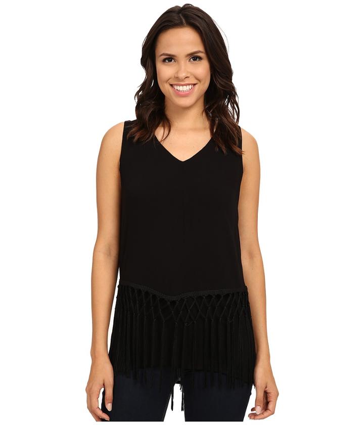 Bobeau - Layer Fringe Tank Top