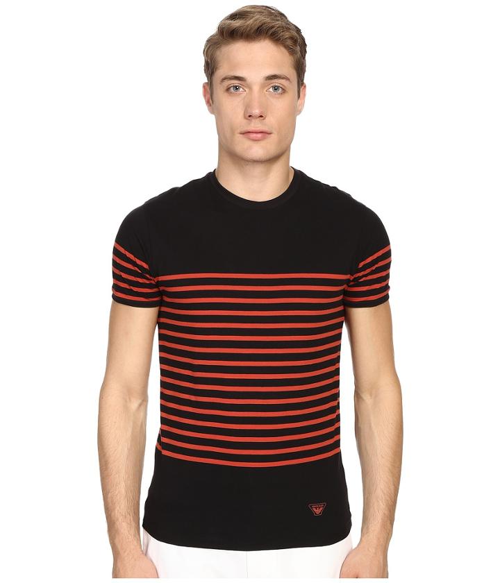 Armani Jeans - Stripped Crew Neck Tee