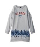 Tommy Hilfiger Kids - Open Shoulder Sweatshirt Dress