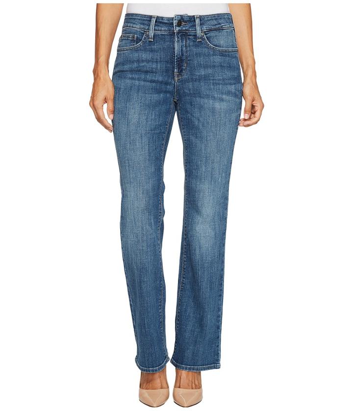 Nydj Petite - Petite Barbara Bootcut Jeans In Crosshatch Denim In Newton