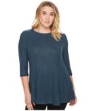 B Collection By Bobeau - Plus Size Brushed Babydoll Hemline Knit