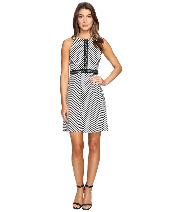 Jessica Simpson - Striped Twill Knit Dress