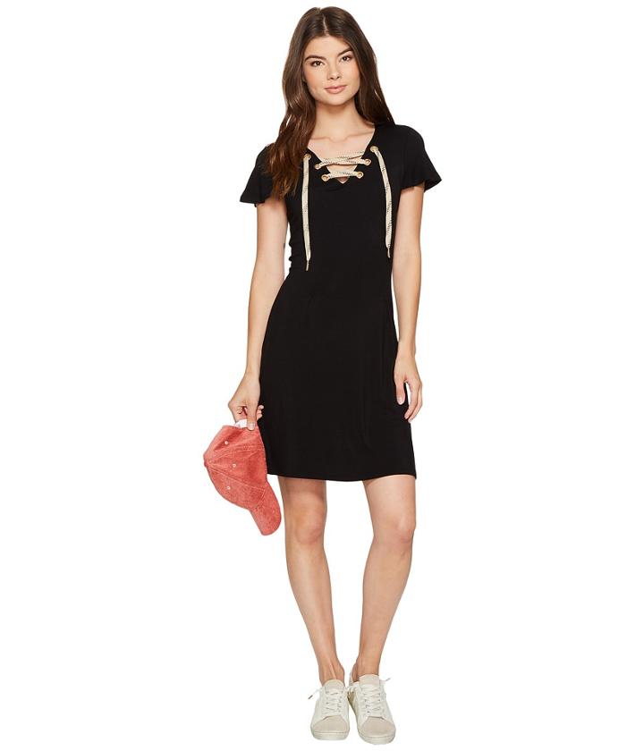 Kensie - Viscose Lace-up Dress Ks7k7987