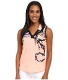 Jamie Sadock - Shanghai Print Crunchy Sleeveless Top