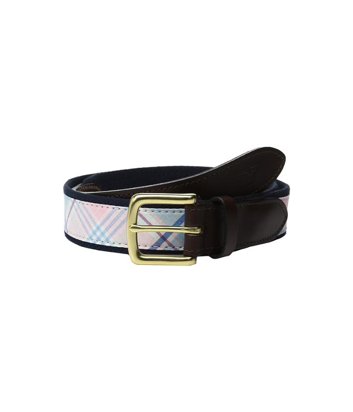 Vineyard Vines - Saba Rock Plaid Canvas Club Belt