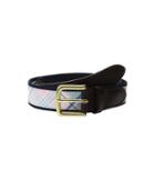 Vineyard Vines - Saba Rock Plaid Canvas Club Belt