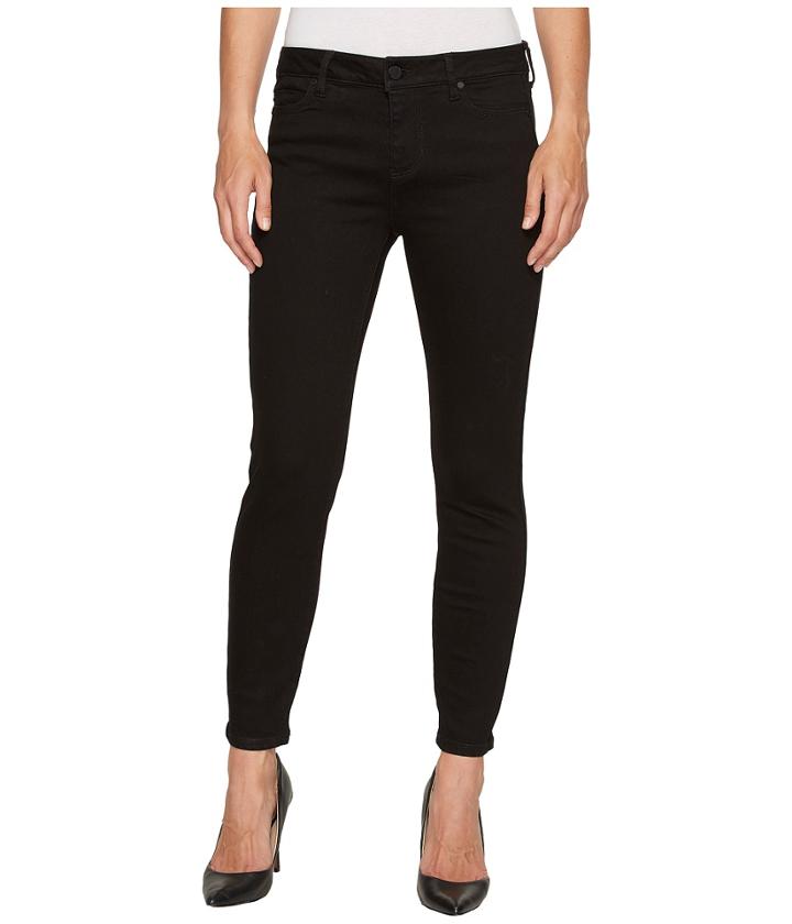 Liverpool - Penny Ankle Skinny 28 In Black Rinse/black
