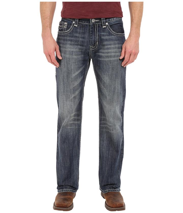 Rock And Roll Cowboy - Pistol Straight Leg In Dark Vintage M1p6642