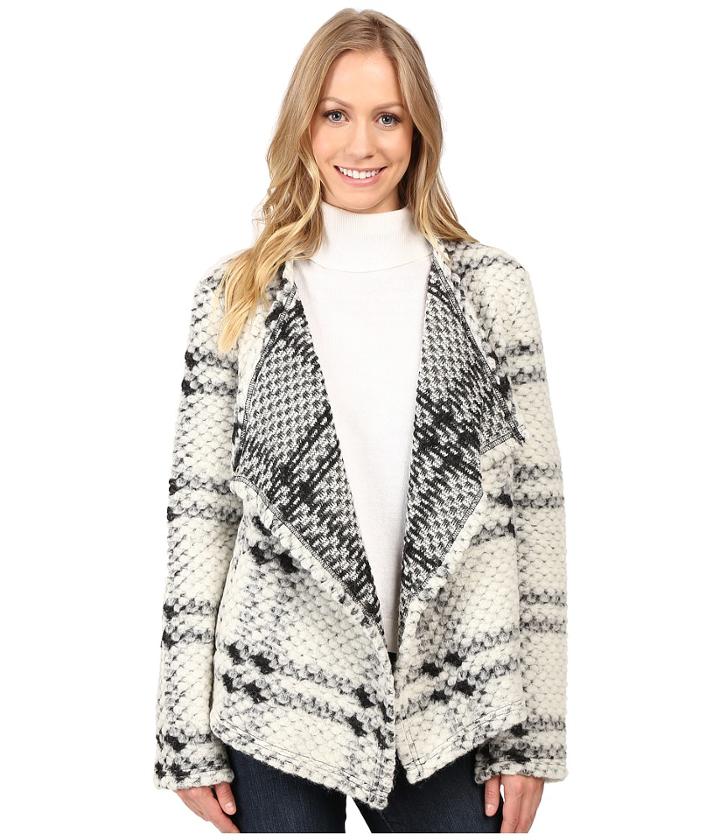 Dylan By True Grit - Cortina Plaid Italian Yarn Jacket