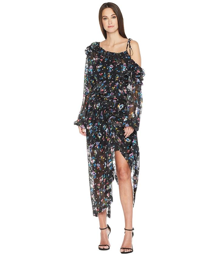Preen By Thornton Bregazzi - Cosmos Dress W/ Black Jersey Slip