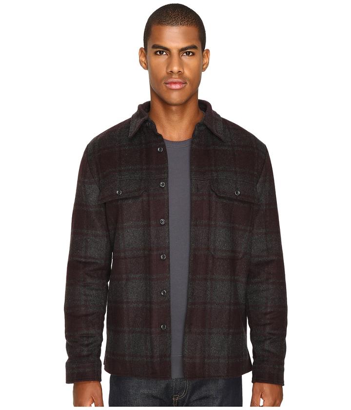 Vince - Plaid Military Jacket