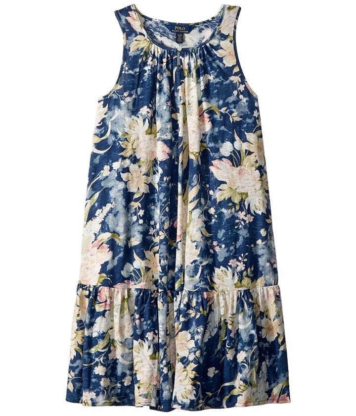 Polo Ralph Lauren Kids - Floral Cotton Jersey Dress