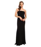 Adrianna Papell - Strapless Cut Out Jersey Gown