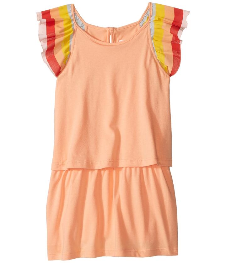 Chloe Kids - Rainbow Ruffles Short Sleeve Dress From Adult Collection