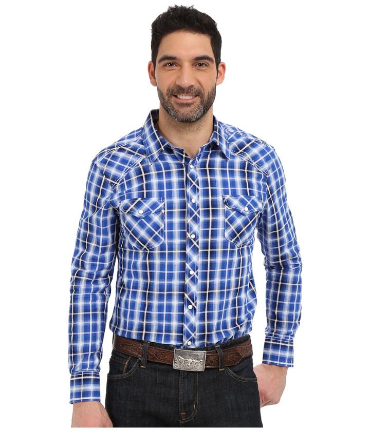 Rock And Roll Cowboy - Long Sleeve Snap B2s6269