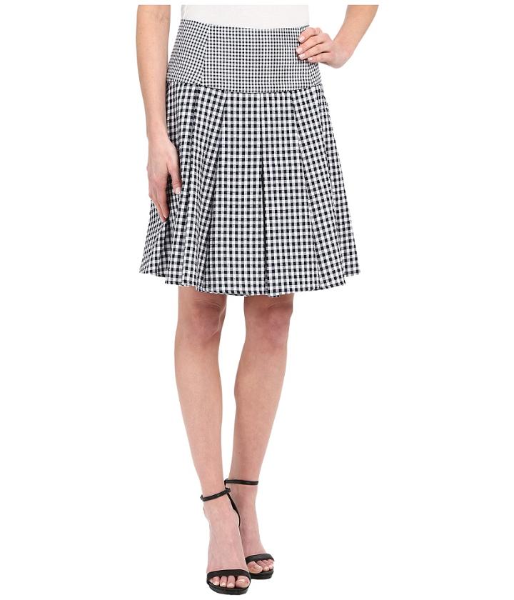 Michael Michael Kors - Fit Flare Pleat Skirt