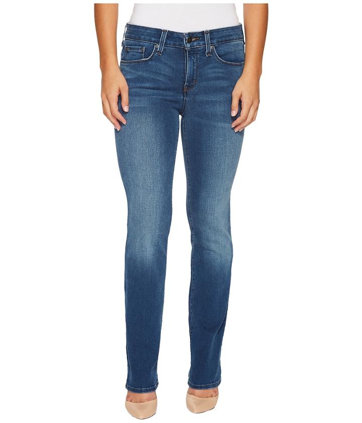 Nydj Petite - Petite Marilyn Straight Jeans In Smart Embrace Denim In Noma