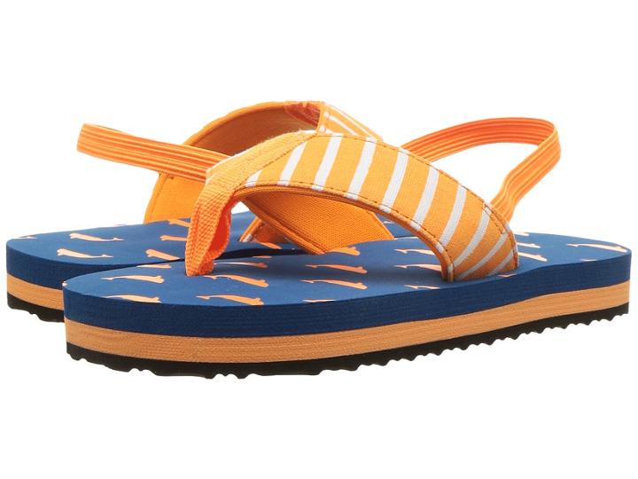 Hatley Kids - Stamped Whales Flip-flop