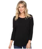 Culture Phit - Alana 3/4 Sleeve Waffle Top With Pocket