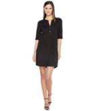 Lilla P - Tab Sleeve Henley Dress