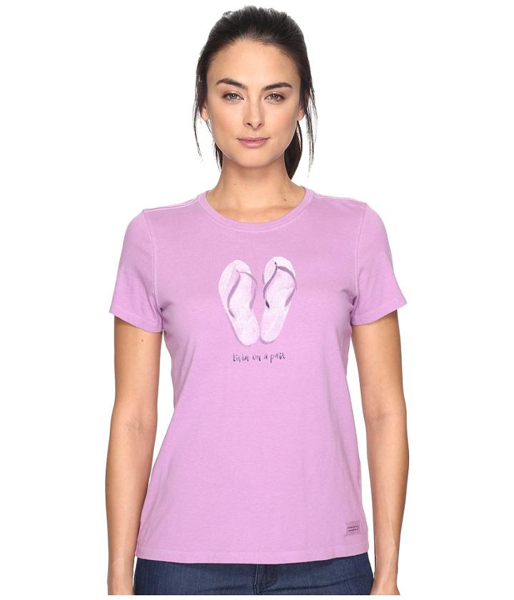 Life Is Good - Livin' On A Pair Flip Flops Crusher Tee