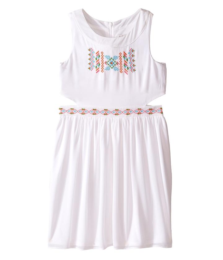 Us Angels - Georgette Tank Ringer W/ Cut Out Bodice Full Skirt