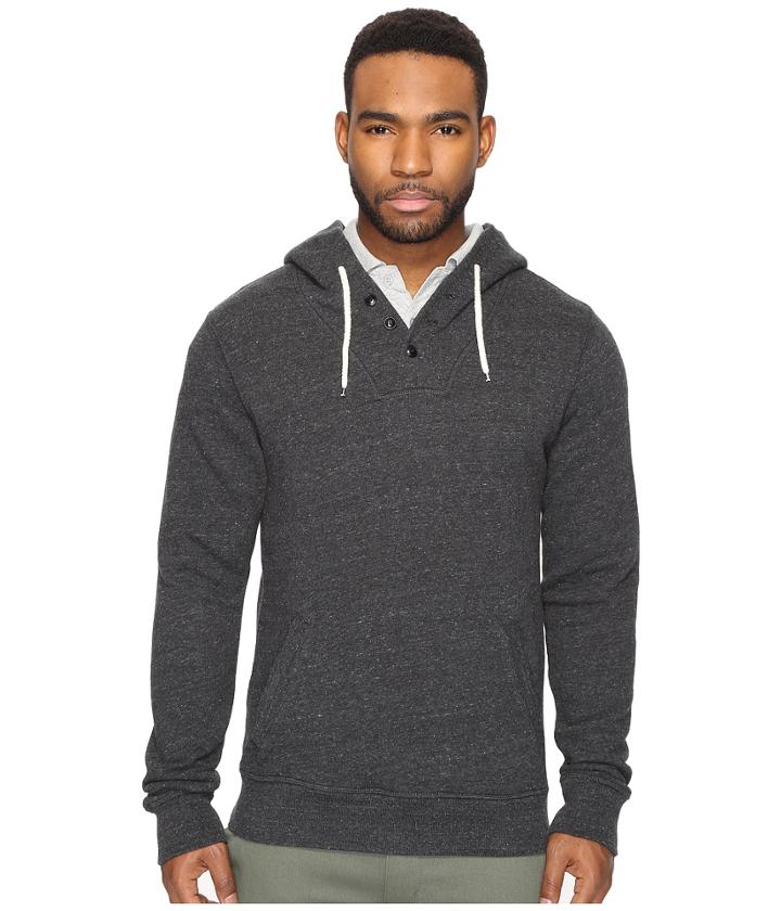 Scotch &amp; Soda - Home Alone Hoodie With Button Closure