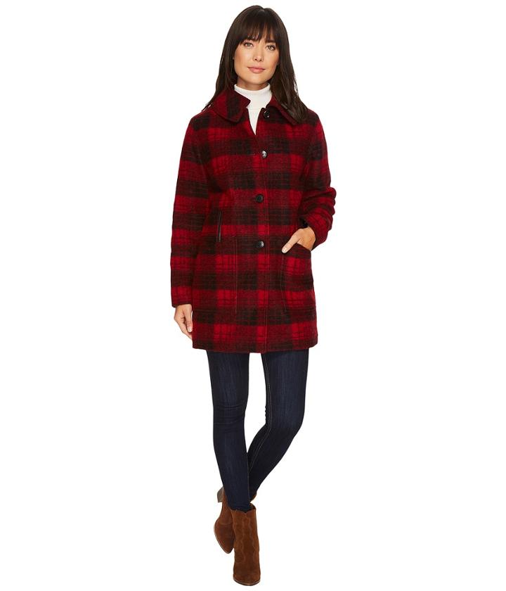 Pendleton - Plaid Club Collar Coat