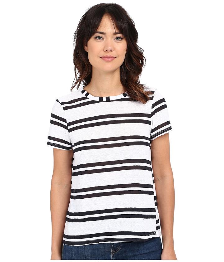 Michael Stars - Montauk Stripe Short Sleeve Crew Neck