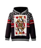 Dolce &amp; Gabbana Kids - King Of Hearts Hooded Sweatshirt
