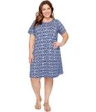 Extra Fresh By Fresh Produce - Plus Size Island Batik Sadie Dress